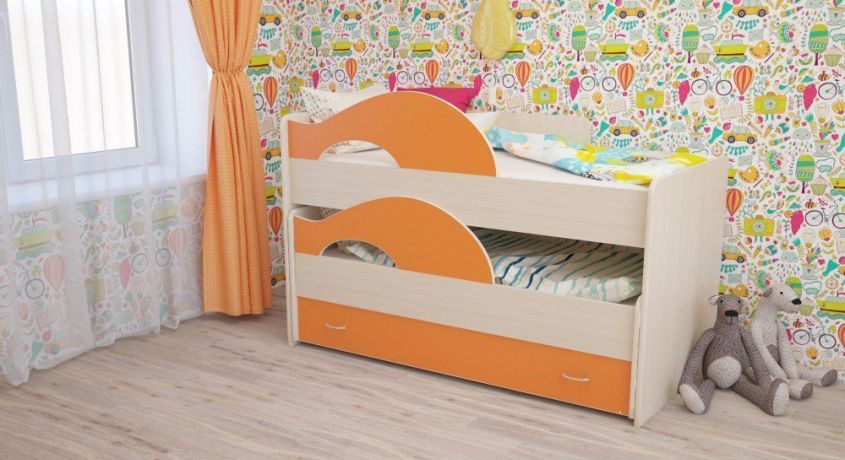 Все лучшее детям! Скидка 50% на детские кровати «Совушки» и «Радуга» от интернет-магазина мебели «Формат».