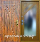 Дверь №7 МДФ ПВХ+МДФ ПВХ с зеркалом