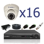 Комплект видеонаблюдения для помещений на 16 камер 5.0MP