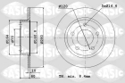 Тормозной диск арт: SASIC 9004513J