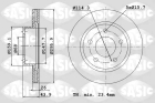 Тормозной диск арт: SASIC 6104020
