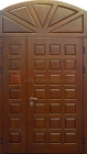 Стальная арочная дверь с МДФ внутри ДА-11