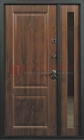 Железная тамбурная дверь с панелью МДФ и зеркалом ДМ-338