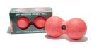 Шар массажный сдвоенный 12х6 см розовый Original FitTools