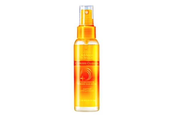 Защитный спрей для волос с УФ-фильтром "Сияние солнца"