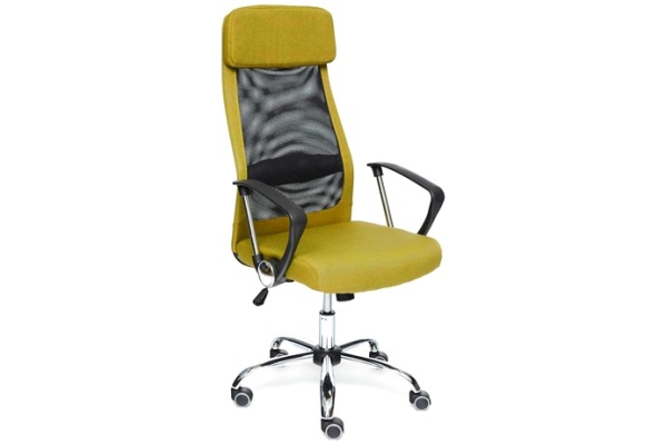 Кресло для персонала PROFIT ткань, зеленый/черный