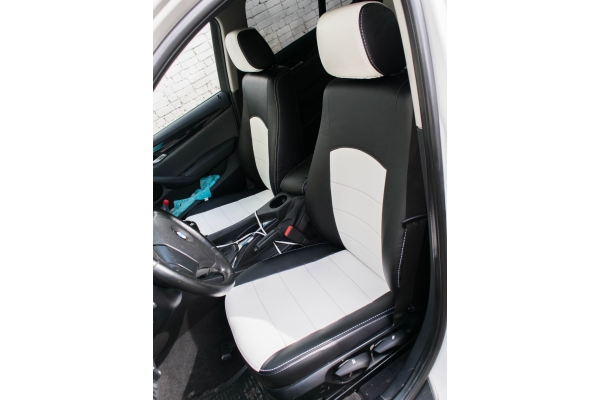 Авточехол из экокожи на Honda Cr-v 3 (с 2006-2012г.)  внедорожник 3-выпуск
