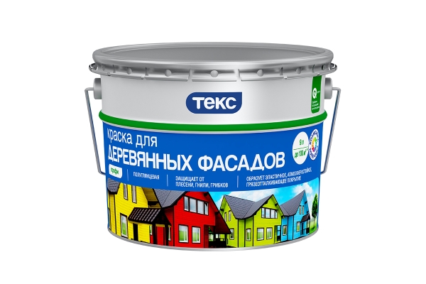 Краска для деревянных фасадов  «ТЕКС ПРОФИ»