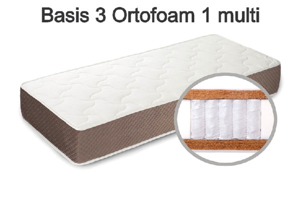 Пружинный матрас Basis 3 Ortofoam 1 multi (80*200)