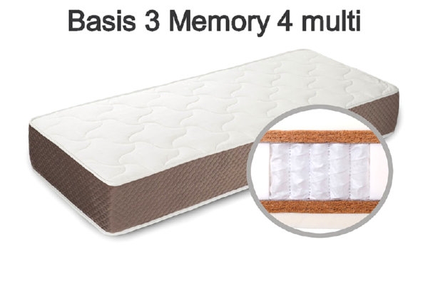 Двуспальный матрас Basis 3 Memory 4 multi (200*200)