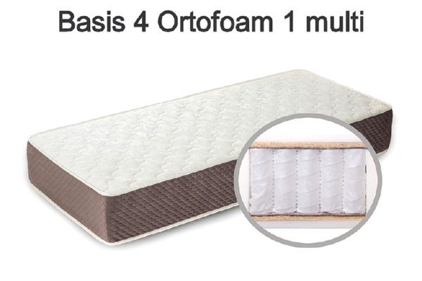 Пружинный матрас Basis 4 Ortofoam 1 multi (80*200)