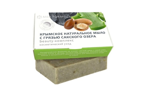 Крымское натуральное мыло на основе грязи Сакского озера «BEAUTY-КОМПЛЕКС»