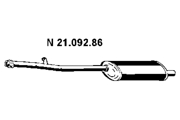 Глушитель выхлопных газов конечный арт: EBERSPÄCHER 21.092.86