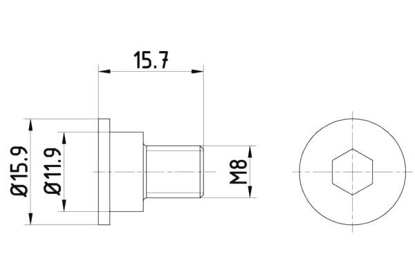 Болт, диск тормозного механизма арт: HELLA 8DZ 355 209-031