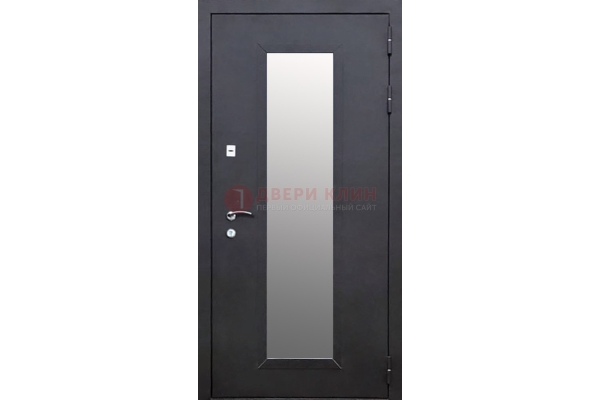 Металлическая дверь с терморазрывом со стеклом ДС-33