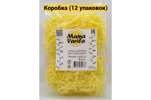 Лапша кукурузная Mama-Varila (4мм) безглютеновая