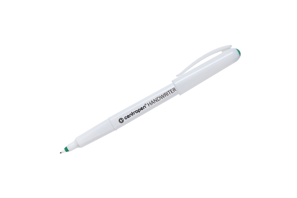 Ручка капиллярная Centropen "Handwriter 4651" зеленый, 0,5мм, трехгранная