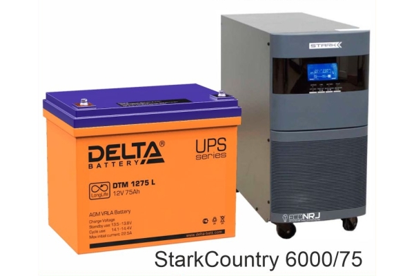 Stark Country 6000 Online, 12А + Delta DTM 1275 L