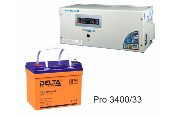 Энергия PRO-3400 + Delta DTM 1233 L