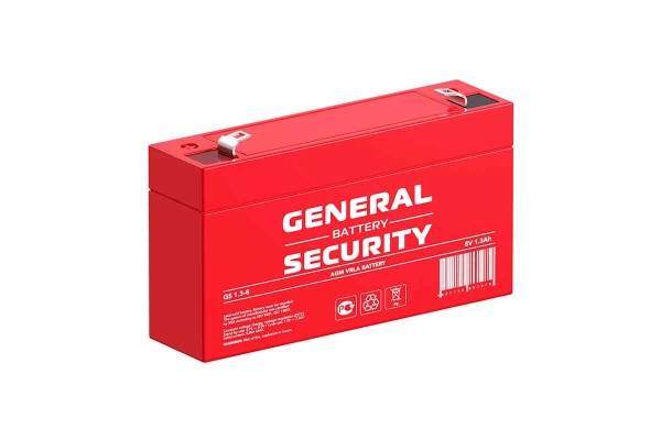 Аккумуляторная батарея General Security GS1.3-6