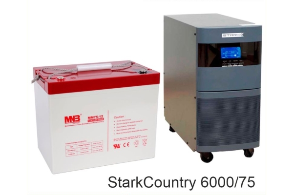 Stark Country 6000 Online, 12А + MNB MМ75-12