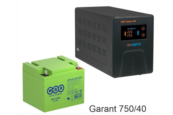 Энергия Гарант-750 + WBR GPL12400