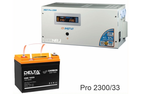 Энергия PRO-2300 + Аккумуляторная батарея Delta CGD 1233