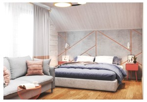 Дизайн спальни 15 кв.м.