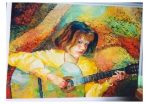 Картина маслом на заказ «Портрет девочки»