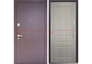 Входная дверь для квартиры с порошковым окрасом и МДФ ДП-310