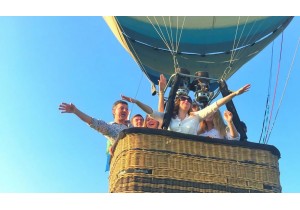 Полет на воздушном шаре для семьи с детьми