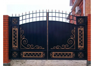 Ворота для дома из металла