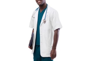 Медицинский халат мужской с коротким рукавом