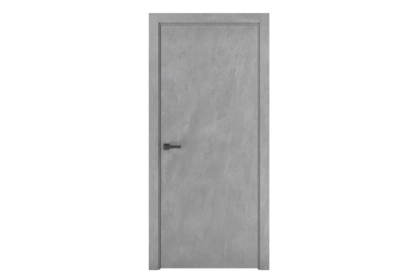 Межкомнатная дверь «Галактика», экошпон (цвет бетон серый)