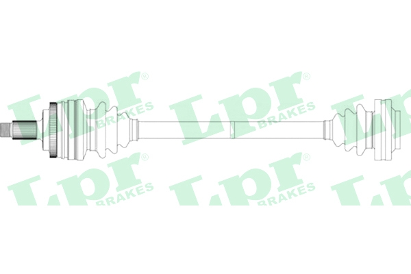 Приводной вал арт: LPR DS15016