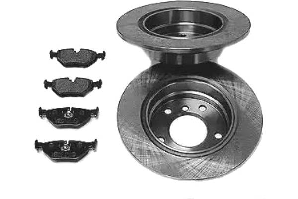 Комплект тормозов, дисковый тормозной механизм арт: MAPCO 47882