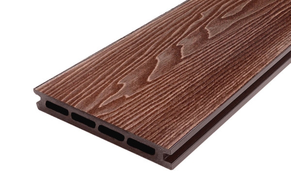 Террасная доска ДПК пустотелая шовная NauticPrime (Middle) Esthetic Wood (Коричневый) 150x24x4000 мм 