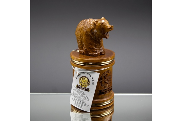 Подарок с мёдом «Медведь на чиляке»