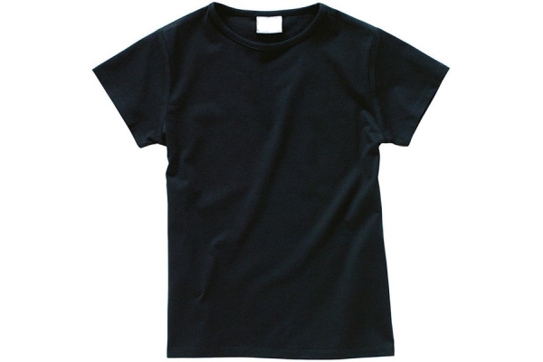 Детские футболки для шелкографии черные