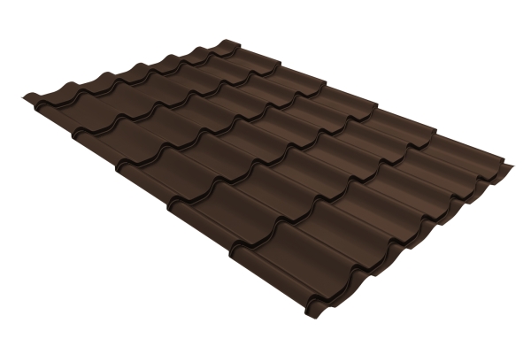 Профиль волновой классик 0,4 PE RAL 8017 шоколад