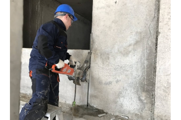 Демонтаж стен из бетона ж/б до 100 мм
