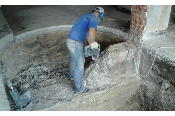 Демонтаж перегородок из бетона, ж/б до 200 мм