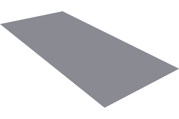 Плоский лист Grand Line 0,5 мм Satin RAL 7004 сигнальный серый