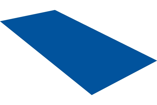 Плоский лист Grand Line 0,5 мм Satin RAL 5005 сигнальный синий