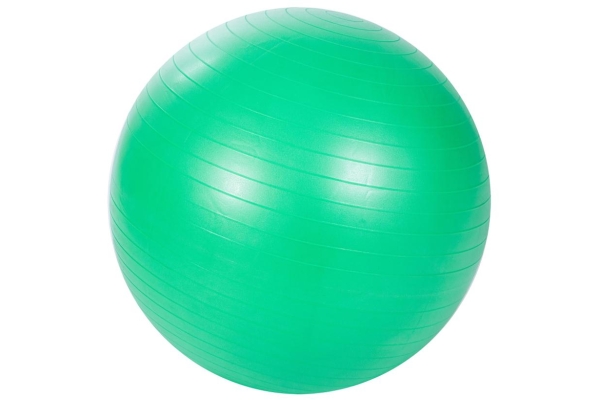 Мяч надувной гимнастический Ф 75 см + насос (зеленый)