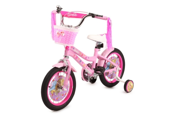 Велосипед Barbie, колеса 14&quot;, стальная рама арт.ВН14223