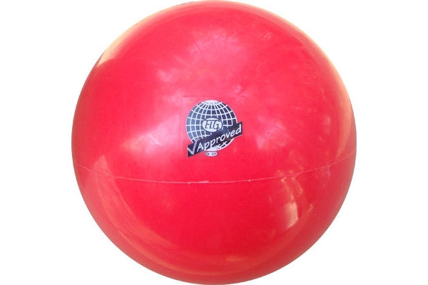 Мяч для художественной гимнастики RITMIC 17 см 400 г красный Ledraplastic