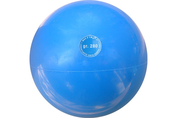 Мяч для художественной гимнастики RITMIC 17 см 280 г синий Ledraplastic