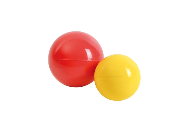 Мячи для реабилитации рук 2 штуки, 4 и 5,5 см Ledraplastic