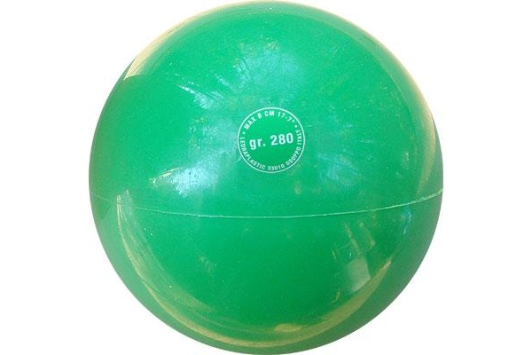 Мяч для художественной гимнастики RITMIC 17 см 280 г зеленый Ledraplastic